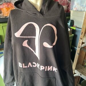Black pink hoodie size small as is condition divided